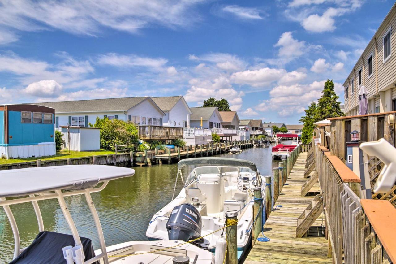 Ocean City Townhome, Deck With Canal Access! エクステリア 写真