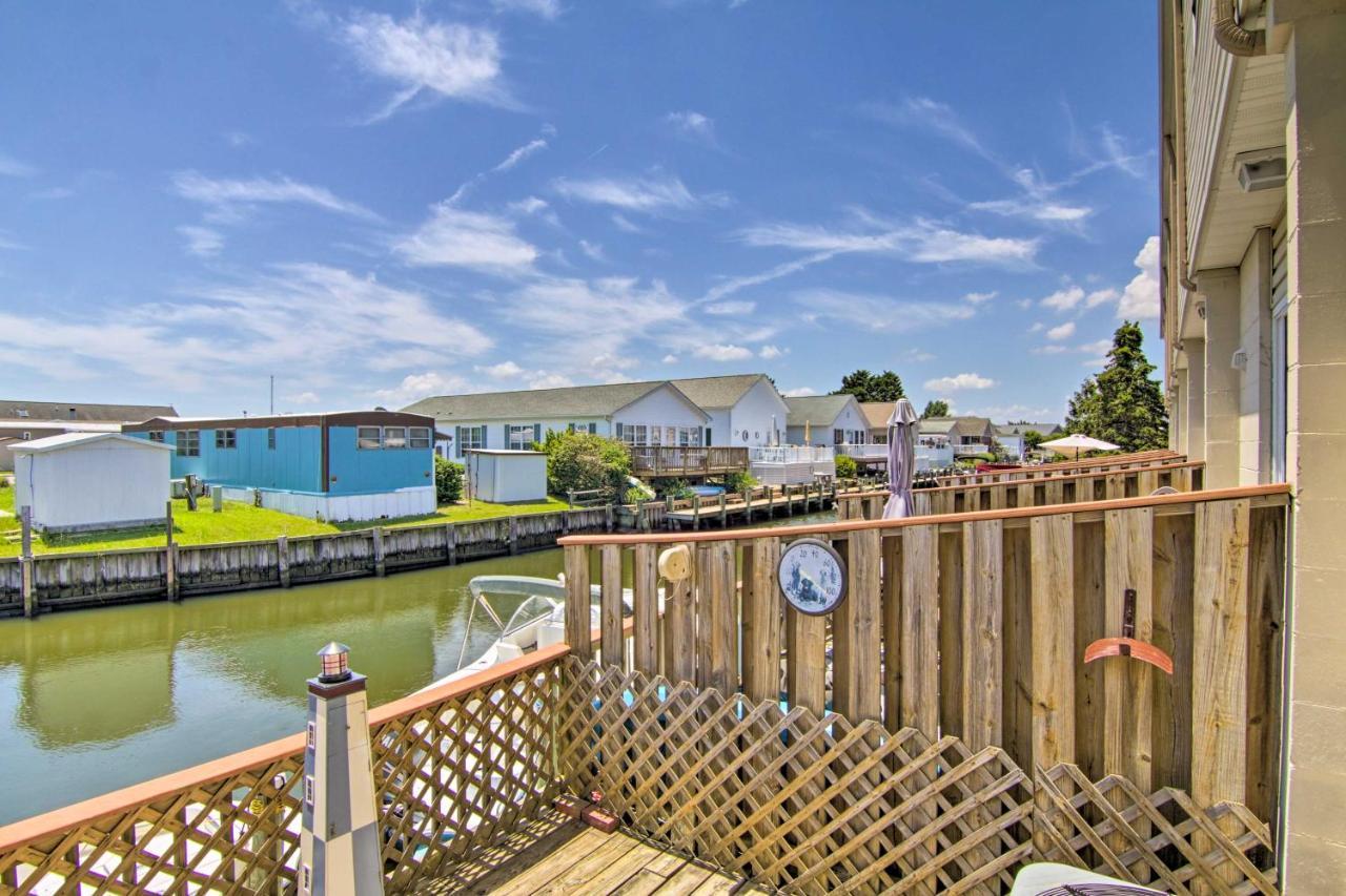 Ocean City Townhome, Deck With Canal Access! エクステリア 写真